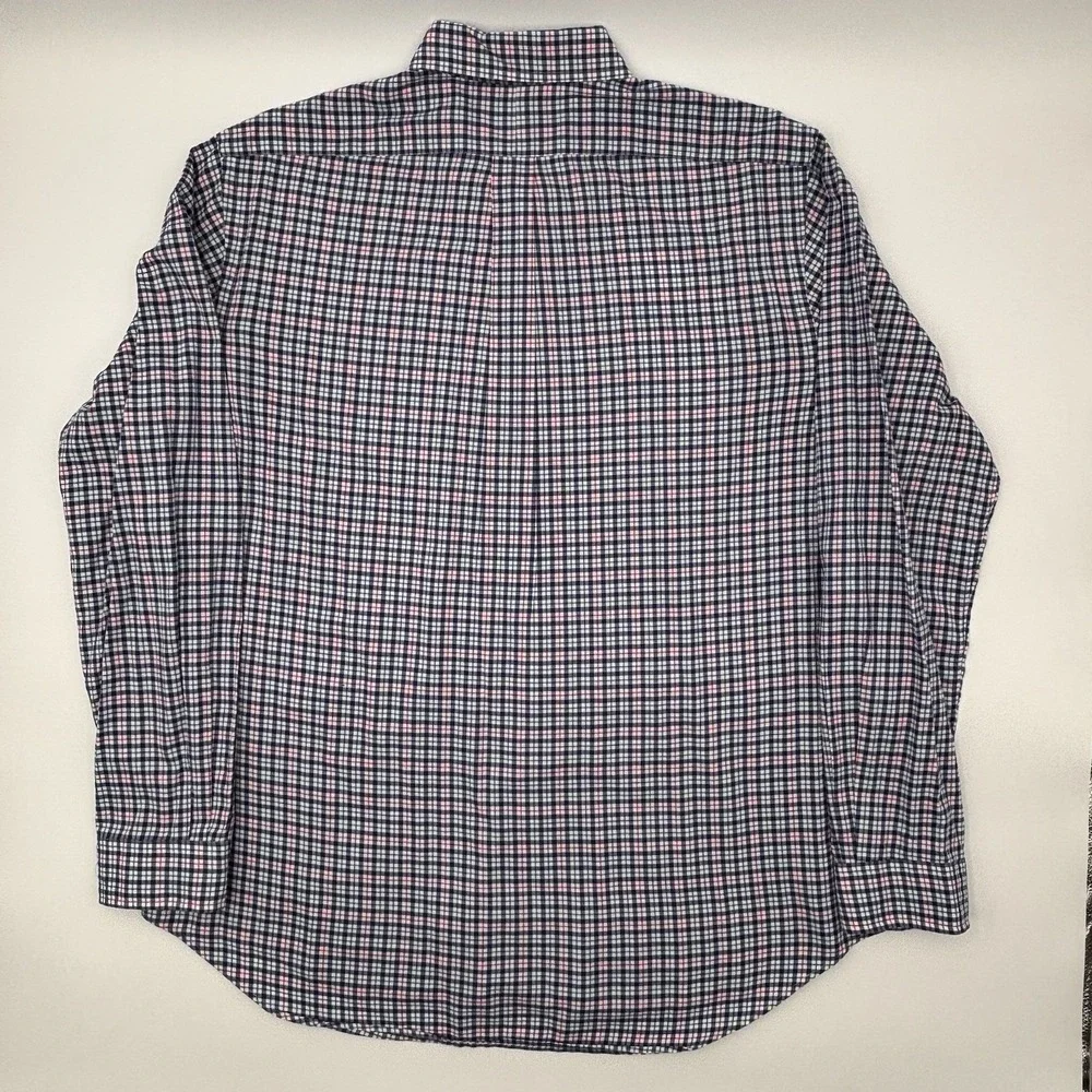 Polo Ralph Lauren Shirt XL Mens Button Down Multi Color Check Pink Pony Cotton